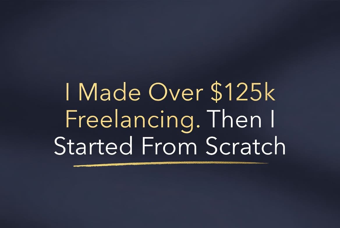 I Made Over $125k Freelancing. Then I Started From Scratch.
